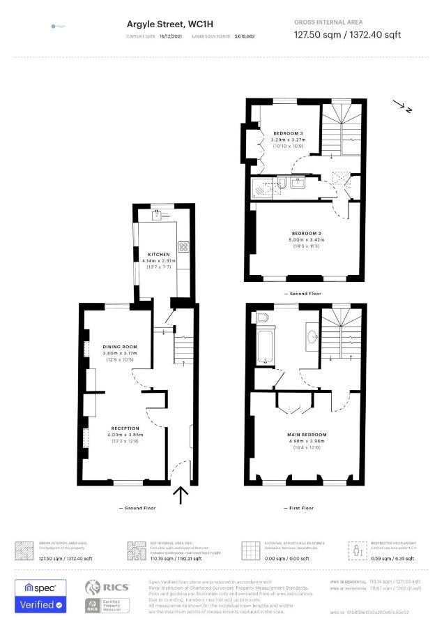 런던 The Argyle Collection Near Kings Cross St Pancras 빌라 외부 사진
